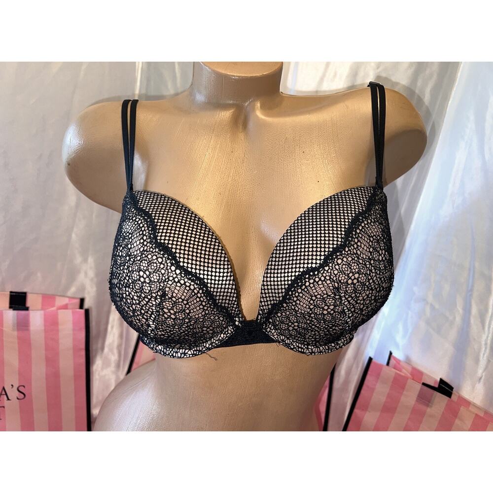 Victorias Secret Bra Very Sexy Push-Up Multi Way Black 34DD